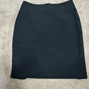 Women's knee-length skirt, high waist, casual business skirt size 3 black color